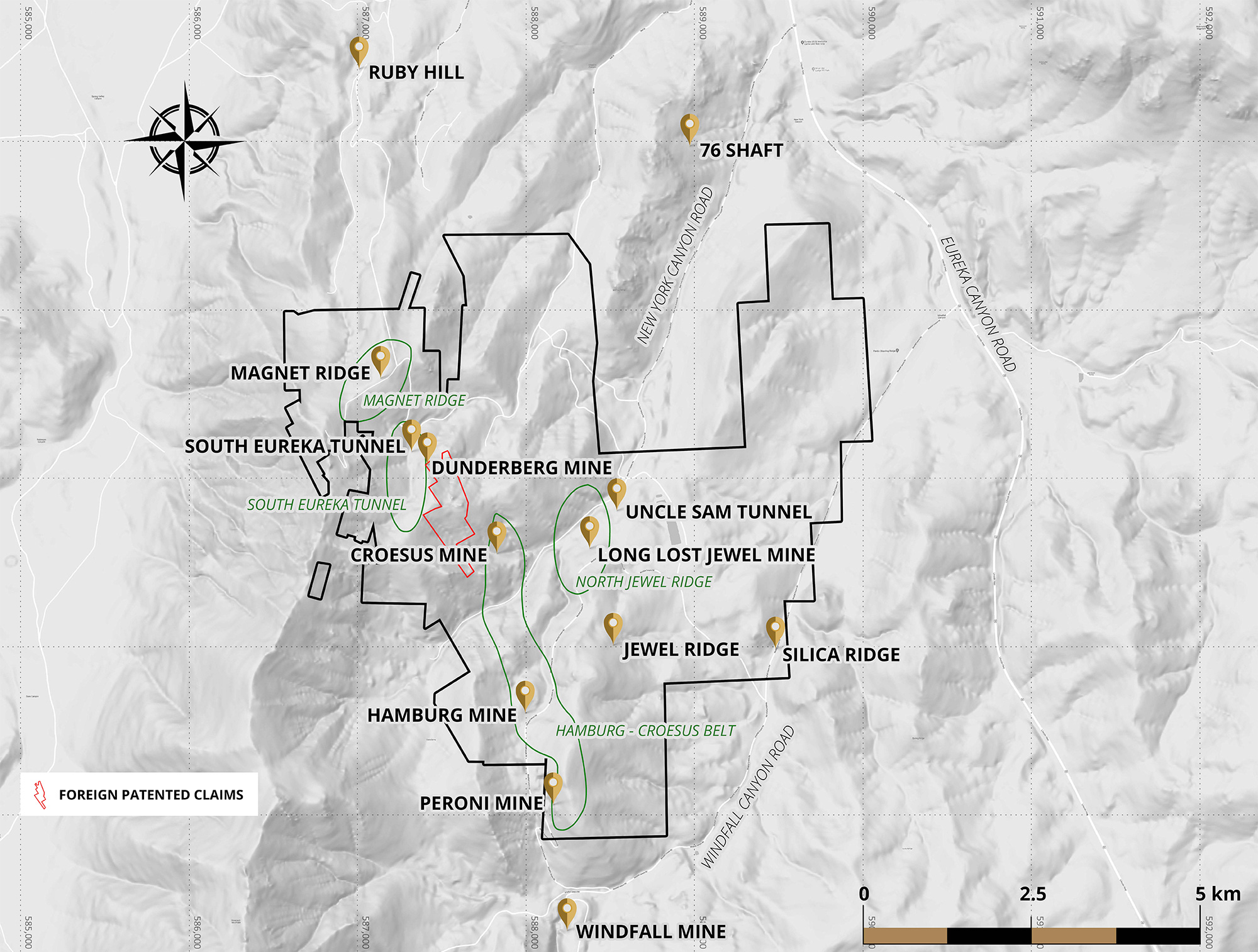 Figure 1. Map of the Jewel Ridge property